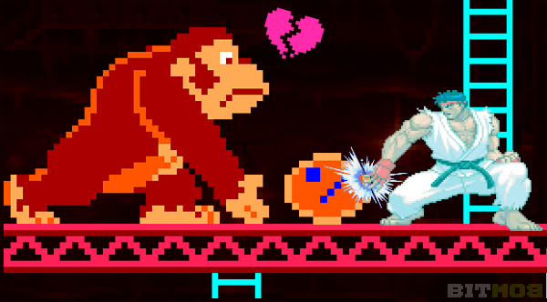 Get your stinking barrels off me, you damned dirty ape!